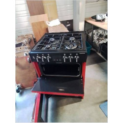 PIANO DE CUISSON FARMHOUSE BELLING 60DF 4 FEUX GAZ DE VILLE  2 FOURS ÉLECTRIQUE