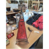 LAMPE ORIENTALE METAL ET CUIR ROUGE 