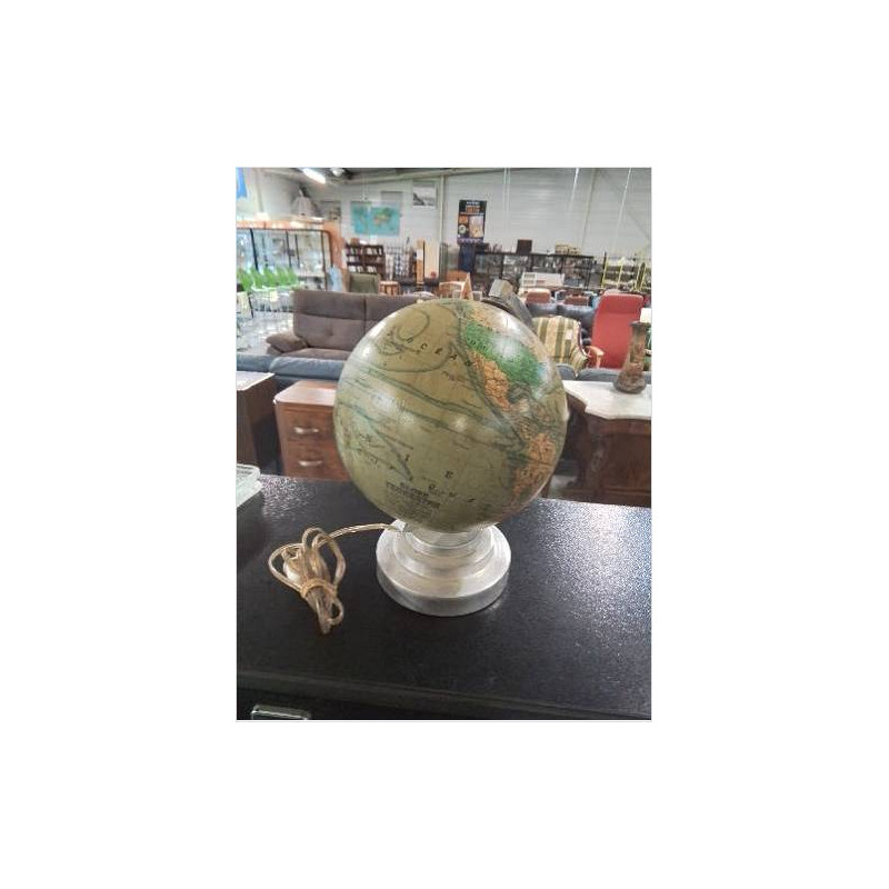 GLOBE TERRESTRE GIRARD BARRERE&THOMAS ANNÉES 50
