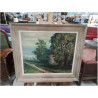 HUILE SUR TOILE LES CHATAIGNIERS G MAHIEU 