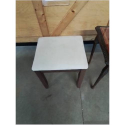 TABOURET BOIS ASSISE  TISSU...