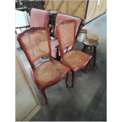 PAIRE DE CHAISES BOIS CLAIR...
