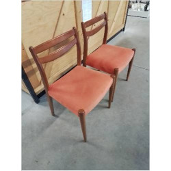 PAIRE DE CHAISES BOIS...