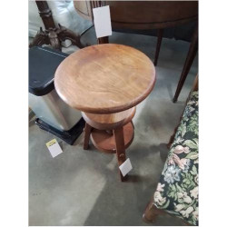 TABOURET A VIS BOIS CLAIR