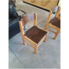 3 CHAISES BOIS CLAIR ACTI LORD GEFORMTES HOLZ ANNÉES 50/60