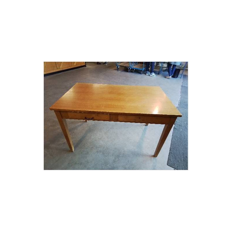 BUREAU BOIS 2 TIROIRS ANNEES 60 DE L OBSERVATOIRE DE PARIS