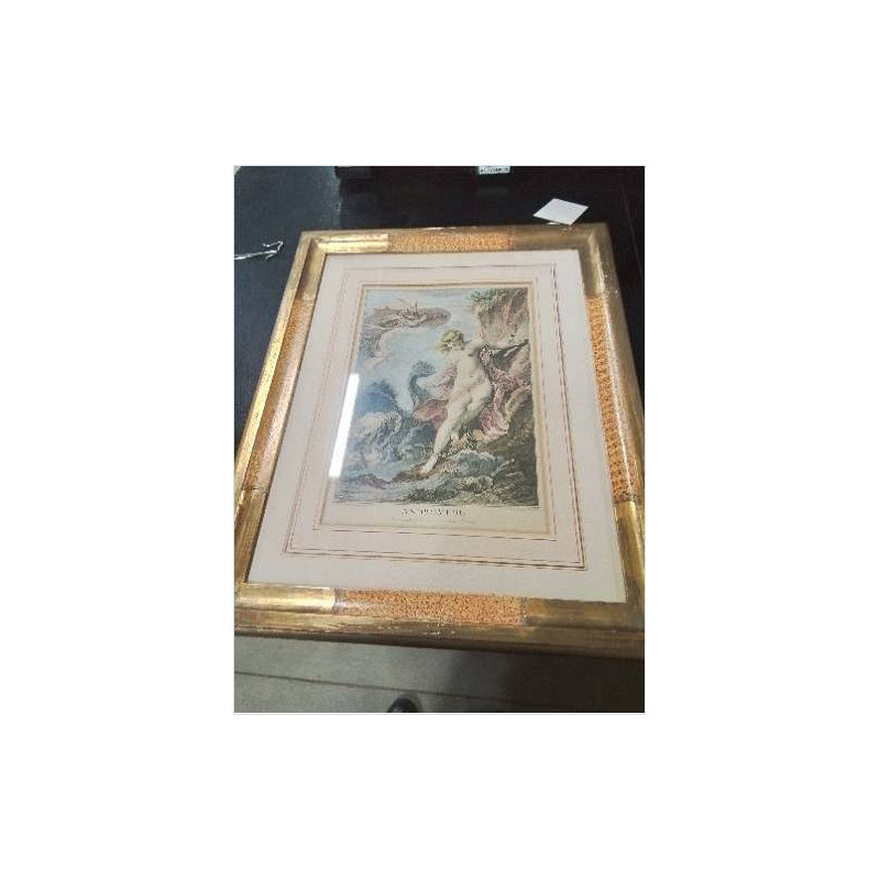 GRAVURE ANDROMEDE PAR FRANCOIS BOUCHER TERMINÉ PAR PIERRE  P.AVELINE