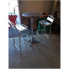 MANGE DEBOUT ET 2 TABOURET ALU 