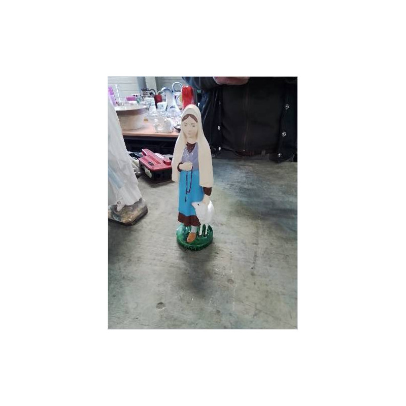 STATUETTE SAINT BERNADETTE PLATRE 24 CM