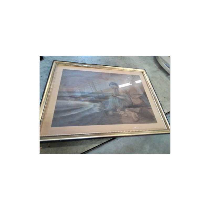 TABLEAU LA CHERCHEUSE DE COQUILLAGE 
