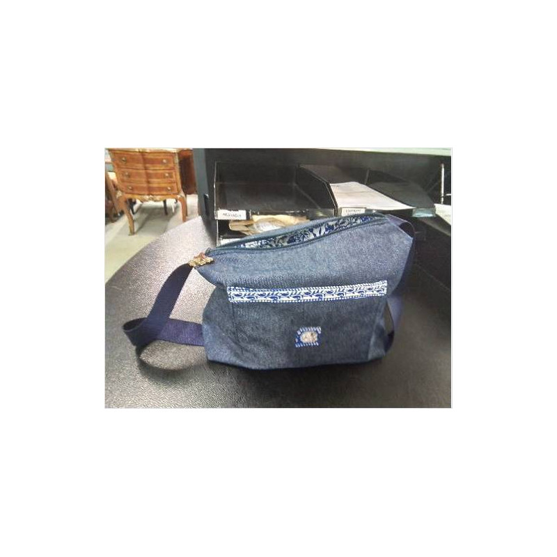 SAC BANDOULIÈRE JEAN BLEU ÉLÉPHANT 