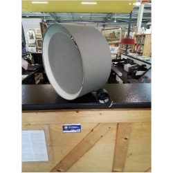 SUSPENSION RONDE TISSU GRIS
