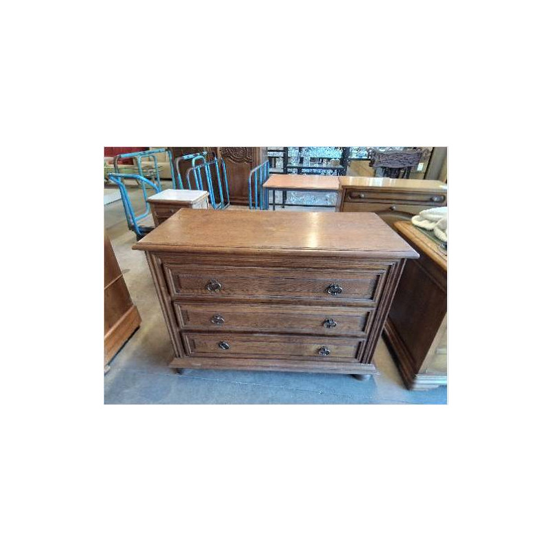 COMMODE MOULUREE 3 TIROIRS STYLE REGENCE 