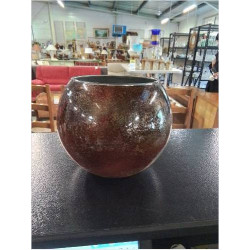 VASE BOULE LAQUÉ SUR VERRE...