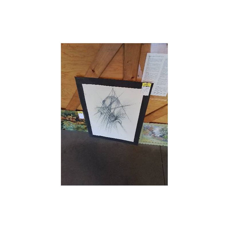DESSIN ABSTRAIT GÉRARD ROMIGEREAU (1948-2017)
