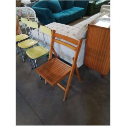 CHAISE PLIANTE BOIS CLAIR