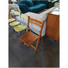CHAISE PLIANTE BOIS CLAIR