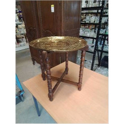 TABLE BASSE RONDE PLIANTE...