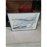 AQUARELLE FÊTE DE LA MER D’YPORT 1997 JEAN YVES FROMANGÉ (-1957-) 70,5X51CM
