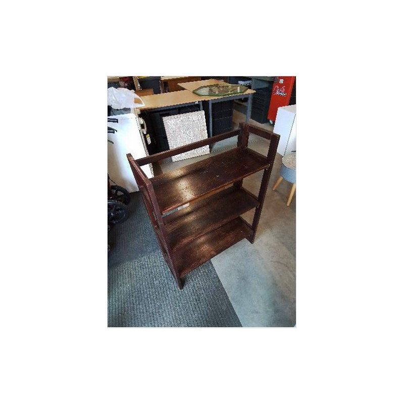 BIBLIOTHÈQUE PLIANTE BOIS 3 TABLETTES