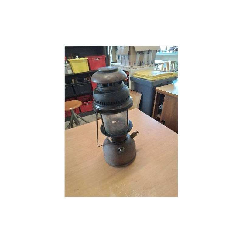 LAMPE DE MINEUR CUIVRE ET VERRE SUPER HARRIS ORIGINAL
