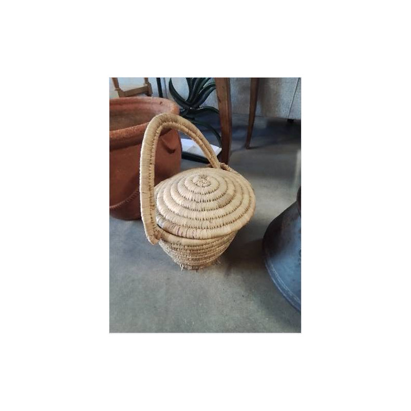 PANIER ROND  VANNERIE 