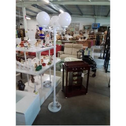 LAMPADAIRE MÉTAL BLANC 3 FEUX 