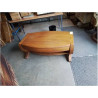 TABLE BASSE TONNEAU CHÊNE CLAIR 