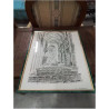 DESSIN L ABBATIALE DE FECAMP LA NEF WILLIAM MORGAN 1922 1994 
