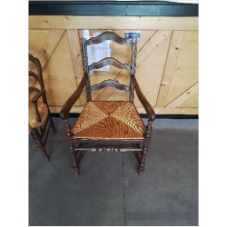 FAUTEUIL DE CHEMINÉE BOIS...