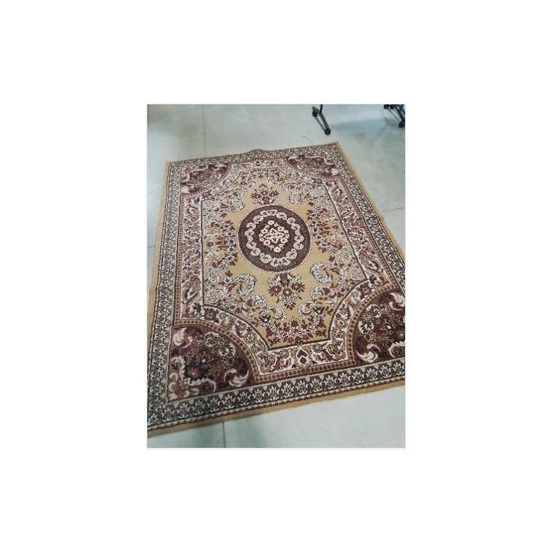TAPIS LAINE MARRON 170X240CM