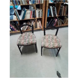 PAIRE DE CHAISES BOIS...