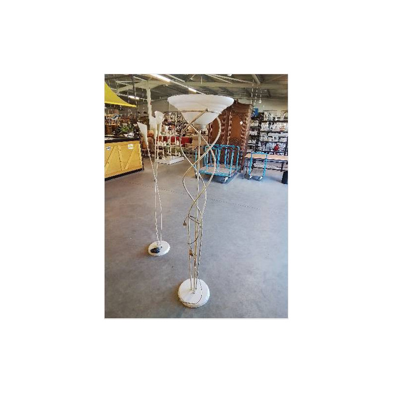 LAMPADAIRE MÉTAL CRÈME AJ VERRE 