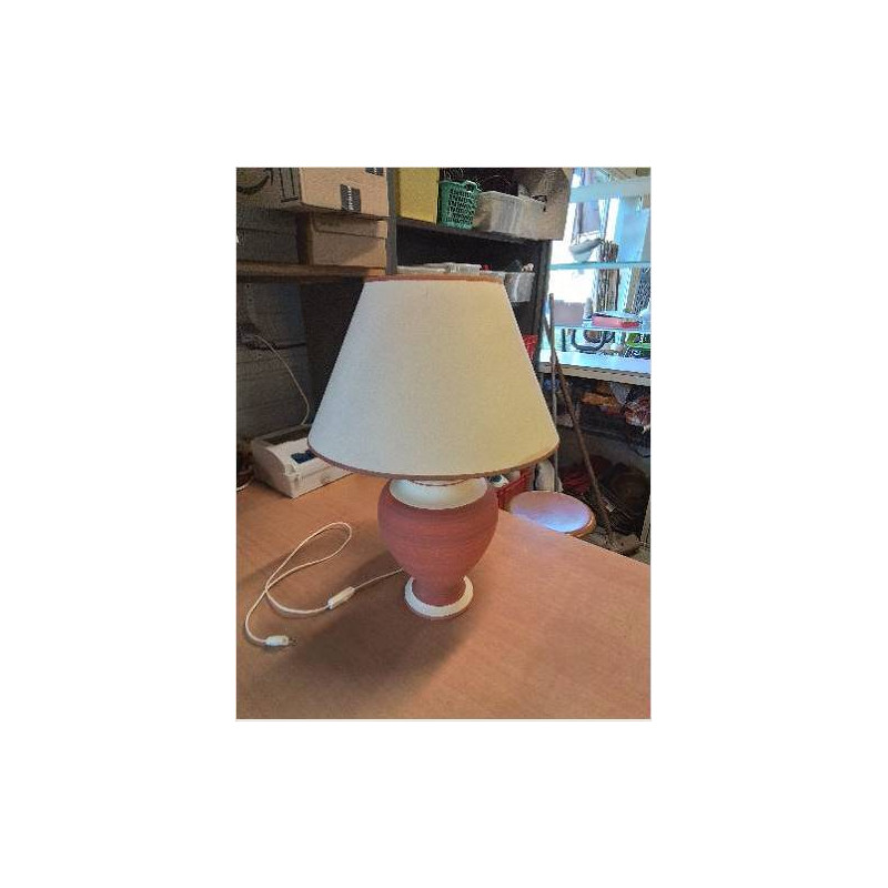 LAMPE ECRU ORANGÉ AJ ECRU
