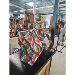 TOTE BAG ORANGE BLEU VERT