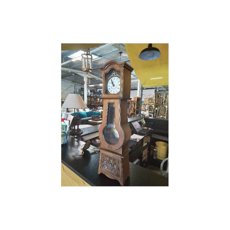 HORLOGE MINIATURE BOIS SCULPTÉ LA PENDULINE PAR SERAMM