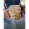 CAISSON A ROULETTES PIN 3 TIROIRS 