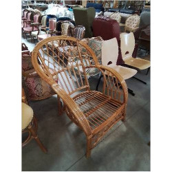 FAUTEUIL ROTIN ET VANNERIE 