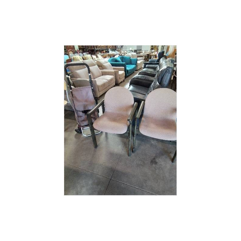 FAUTEUIL BOIS VERT ASSISE TISSU BEIGE