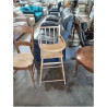 CHAISE HAUTE BÉBÉ BOIS CLAIR ANNÉES 50