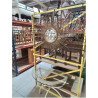 MIROIR SOLEIL CHATY VALLAURIS METAL 96 CM ANNEES 50/60