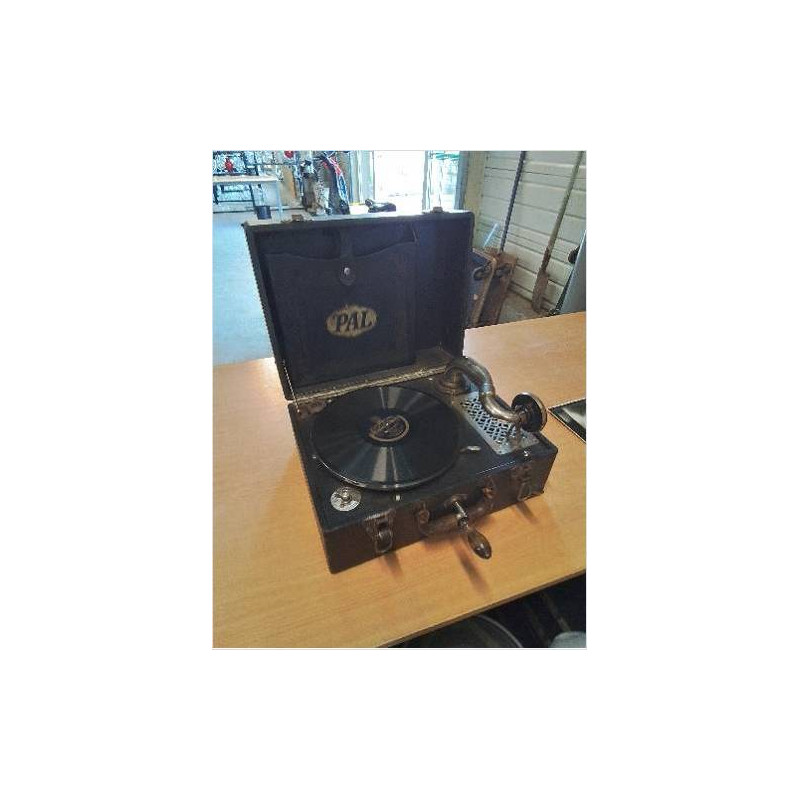 GRAMOPHONE DE VOYAGE PAL SUPREME DÉBUT XXE 