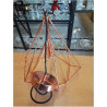 LUSTRE CAGE MÉTAL ROSE P198LCP