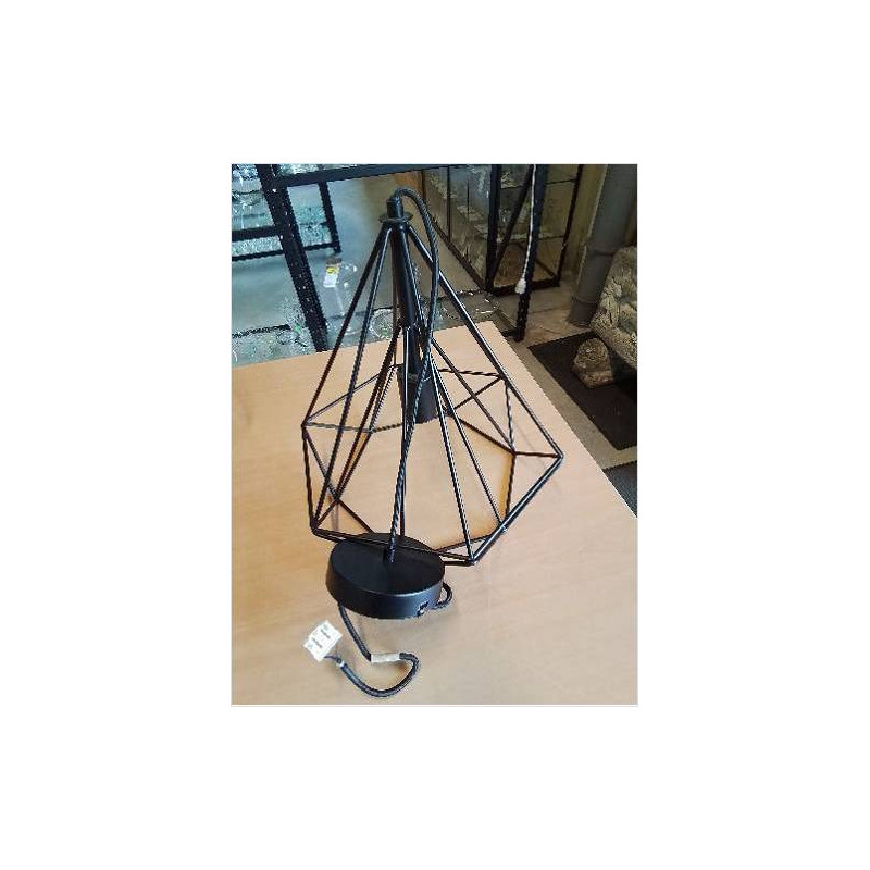 LUSTRE CAGE MÉTAL NOIR INSPIRE
