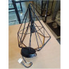 LUSTRE CAGE MÉTAL NOIR INSPIRE