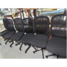 CHAISE DE BUREAU A ROULETTES RÉSINE ET TISSU NOIR IKEA FLINTAN