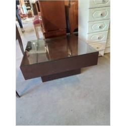 TABLE BASSE CARRÉ BOIS...