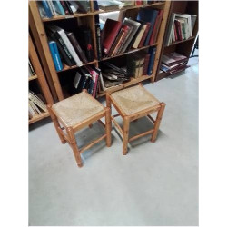 TABOURET PIN PAILLE