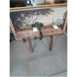TABOURET TRIPODE BOIS STYLE...