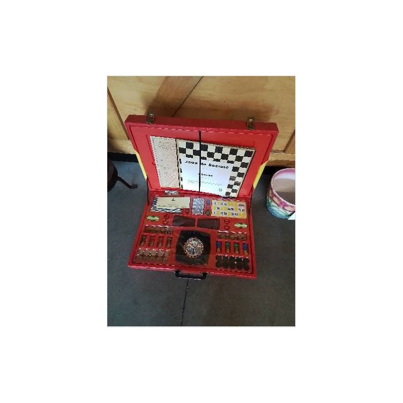 MALLETTE DE JEUX GARNIER ANNÉES 60
